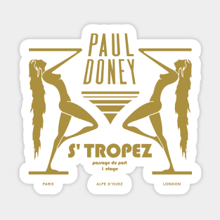 Retro Saint Tropez Club Sticker